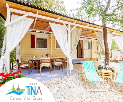 Najem mobilne hiške Superior; Camping Tina 4* Vrsar