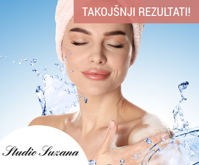 Studio Suzana: kisikova nega obraza, led svetloba