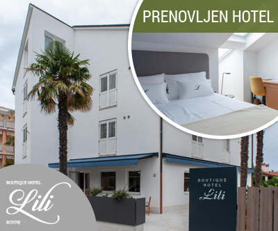 Boutuque hotel Lili, Rovinj: 2x nočitev