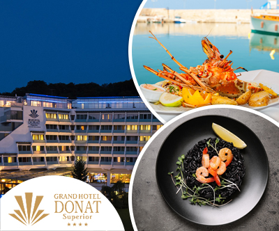 Grand hotel Donat 4*, dalmatinska večerja in koncert