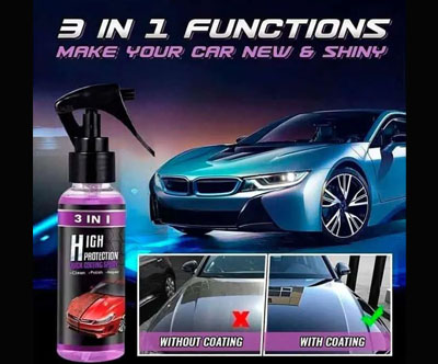 NanoSpray, 3v1 zaščitni sprej za avto