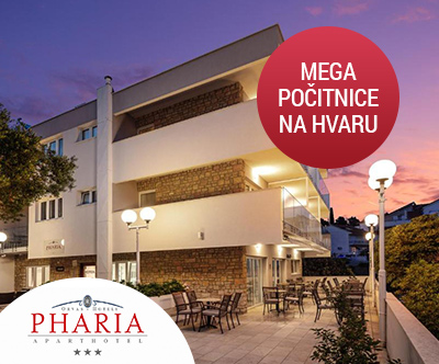 Aparthotel Pharia 3*, Hvar: mega počitnice