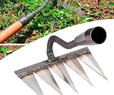 Univerzalna motika RakeHoe s 5 izobčenimi deli!