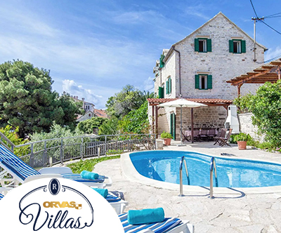 Villa Bonaca 3*, Sumartin, Brač: vila z bazenom