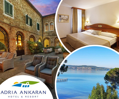 Hotel dvorec Convent 4*, Ankaran, Obala: pomladni oddih