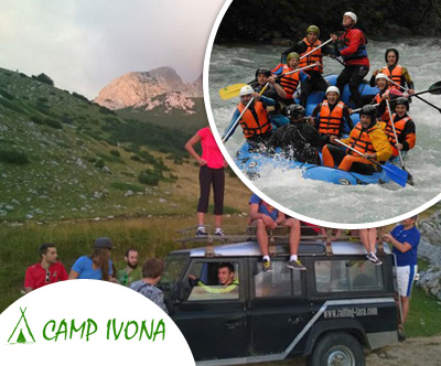 Rafting kamp Ivona: 3 dnevna pustolovšilna off road