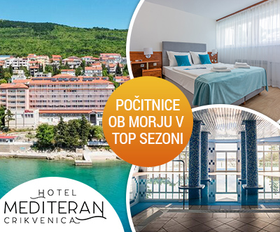 Hotel Mediteran 3* Crikvenica, oddih s polpenzionom 