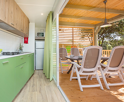 Kamp Veštar, Rovinj: mobilna hiška, morski oddih