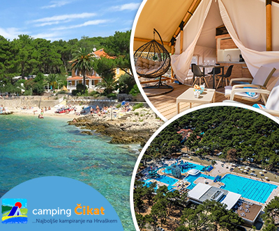 Glamping Premium šotor, kamp Čikat, Mali Lošinj