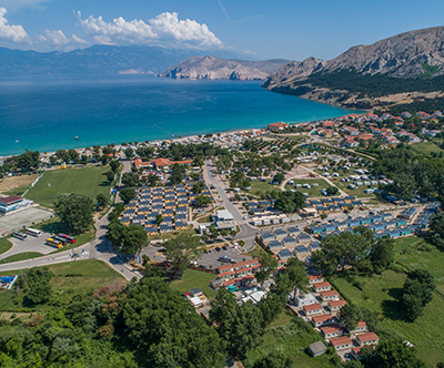 Baška Beach Camping Resort 4*: mobilne hiške