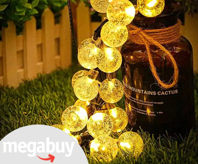 50 retro LED lučk BulbLights na sončno energijo