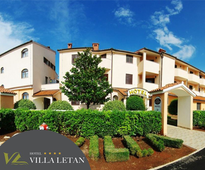 Hotel Villa Letan 4*, Vodnjan: 2x nočitev z zajtrkom
