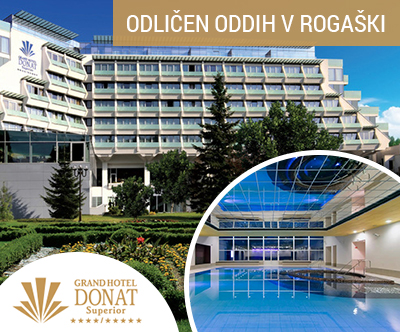 Grand hotel Donat 4*, Rogaška Slatina: 2x polpenzion