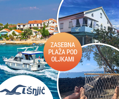 Apartmaji Višnjic, Pašman: morski oddih za 4 osebe