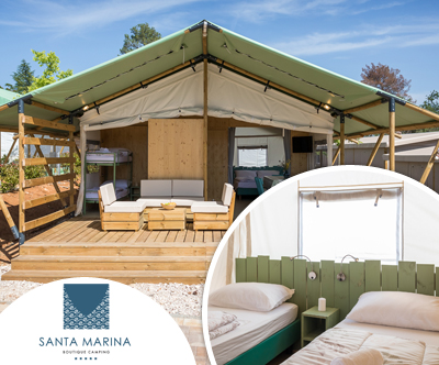 Santa Marina Kamp 5*: premium glamping šotori