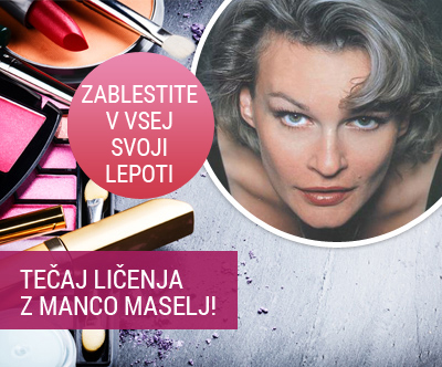 Vizažistka Manco Maselj, tečaj ličenja