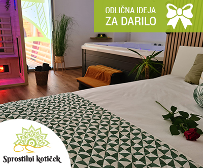 Sprostilni kotiček Spa: wellness razvajanje