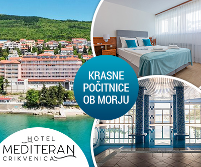 Hotel Mediteran 3* Crikvenica, oddih s polpenzionom 