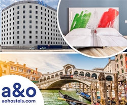 A&O hoteli, Benetka: 2x nočitev