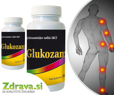 Glukozamin kapsule, dopolnilo (2x po 60 kapsul)
