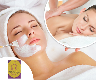 Salon Vital&Lepa, nega obraza, masaža hrbta