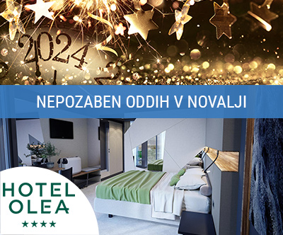 Hotel Olea 4*, Novalja: novoletni oddih na Pagu