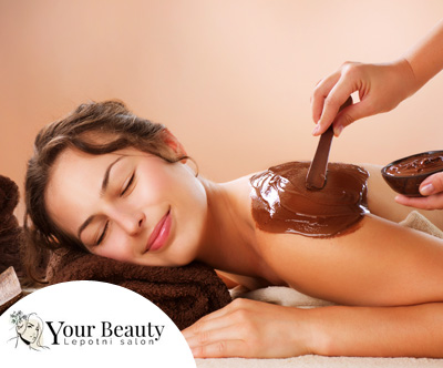 Lepotni salon YourBeauty; čokoladno razvajanje telesa
