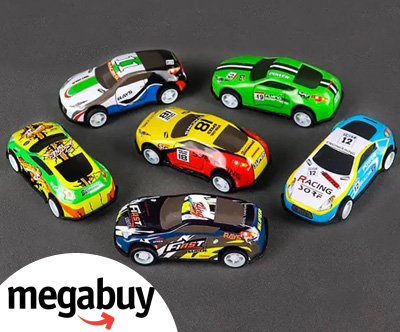 CatapultCars, otroški set 10 avtomobilčkov