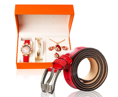 Drzni in glamurozni modni dodatki Red Fashion Pack