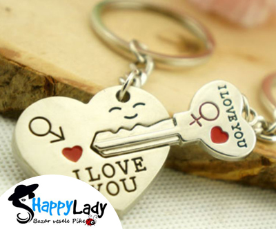 Obesek I love you, darilo za valentinovo