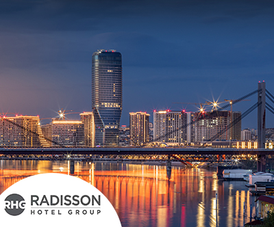 Radisson RED 4*, Beograd: oddih z zajtrkom