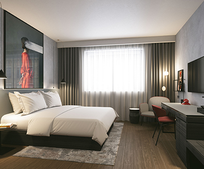 Radisson RED 4*, Beograd: oddih z zajtrkom