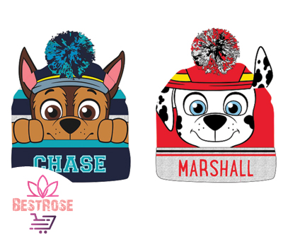 Zimska otroška kapa Paw Patrol po izbiri