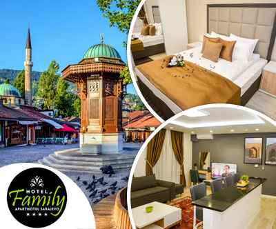 Aparhotel Family 4*, Sarajevo, oddih z zajtrkom