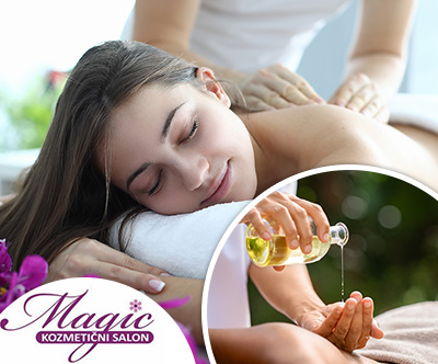Kozmetični salon Magic, masaža z vročimi kamni