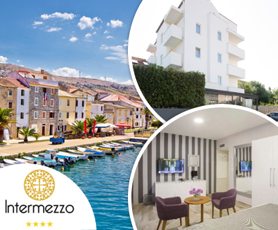 Hotel Intermezzo 4*, otok Pag, nočitev z zajtrkom