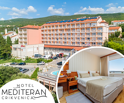 Hotel Mediteran 3* Crikvenica, oddih s polpenzionom 