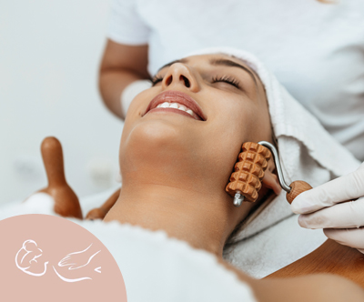 Masažni salon Maya: maderoterapija obraza