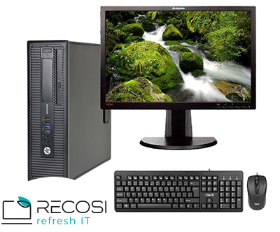 Komplet HP EliteDesk 800 G1 SFF z monitorjem