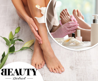 Salon Beauty District, medicinska pedikura, masaža