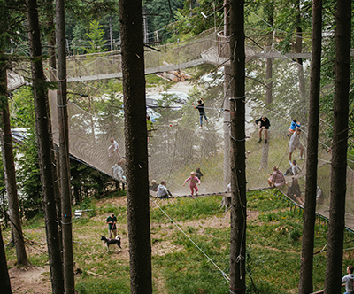 Adrenalinski park Kope: vstopnica z malico