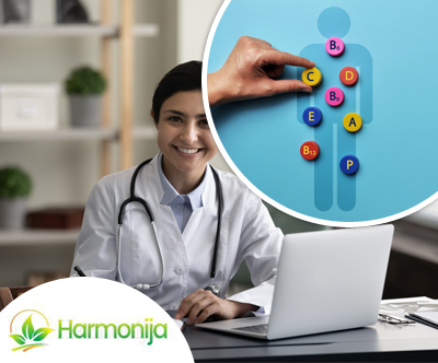 Harmonija: izmera stanja vitaminov in mineralov