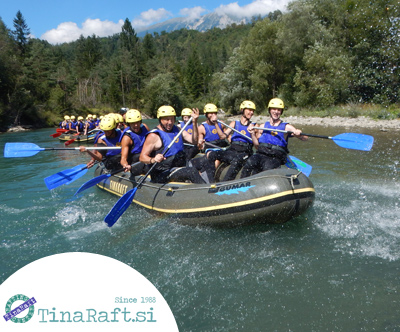 TinaRaft: rafting na Gorenjskem (13 km)