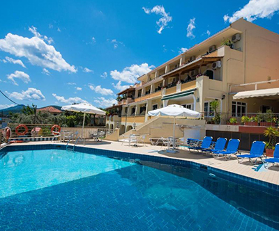 Hotel Niras 2* na otoku Lefkas, Grčija