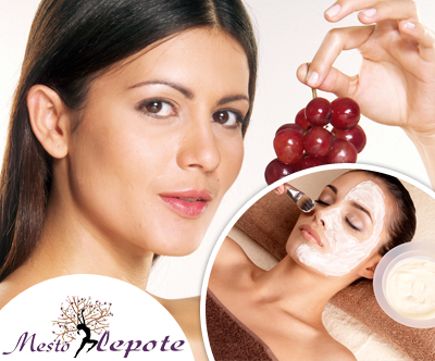 Salon Mesto lepote: nega obraza Wine Therapy