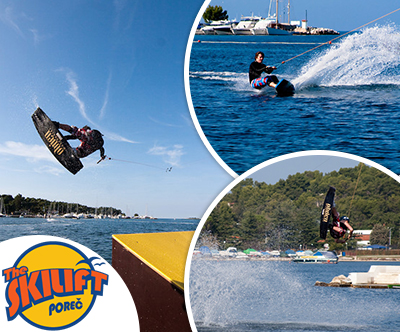 The Ski Lift Poreč: wakeboardanje ali smučanje na vodi