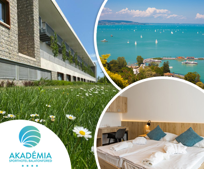 Akadémia Sporthotel, Balaton, 3x polpenzion