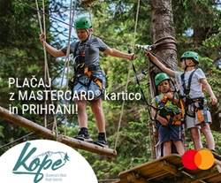 Adrenalinski park Kope: vstopnica z malico