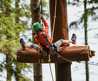 Adrenalinski park Kope: vstopnica z malico