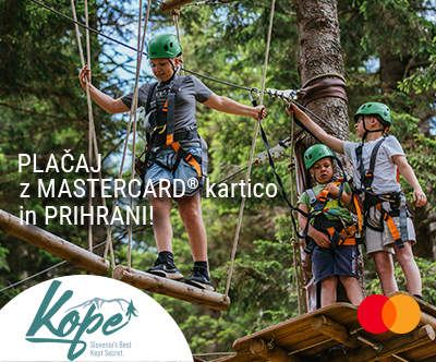 Adrenalinski park Kope: vstopnica z malico